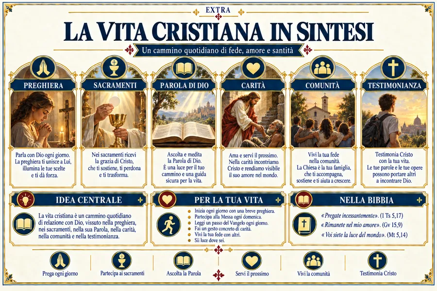 La vita cristiana in sintesi